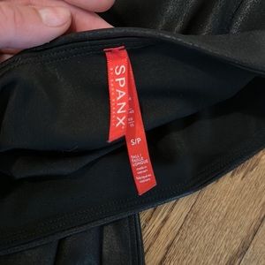 SPANX faux leather leggings